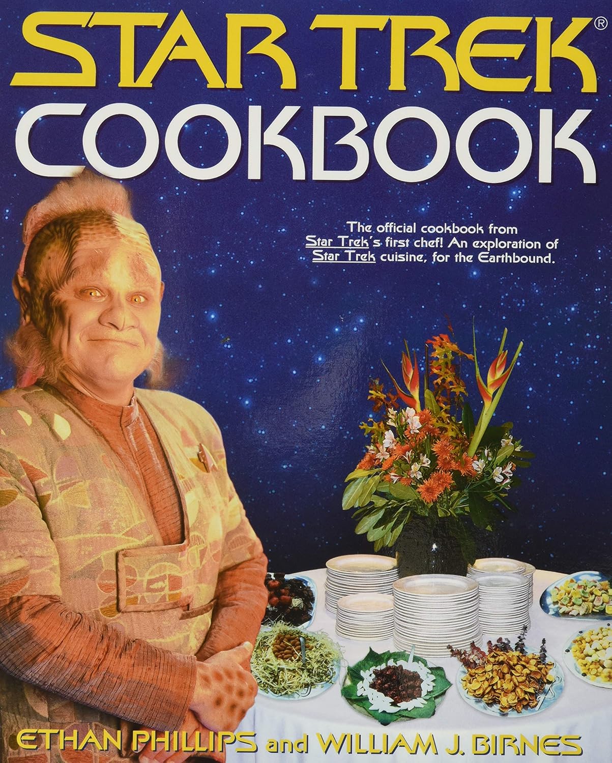 Star Trek Cookbook by the actors in various Star Trek TV series