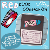 https://www.teacherspayteachers.com/Product/Red-Book-Companion-Using-Crayons-to-Teach-Acceptance-kindnessnation-2951455