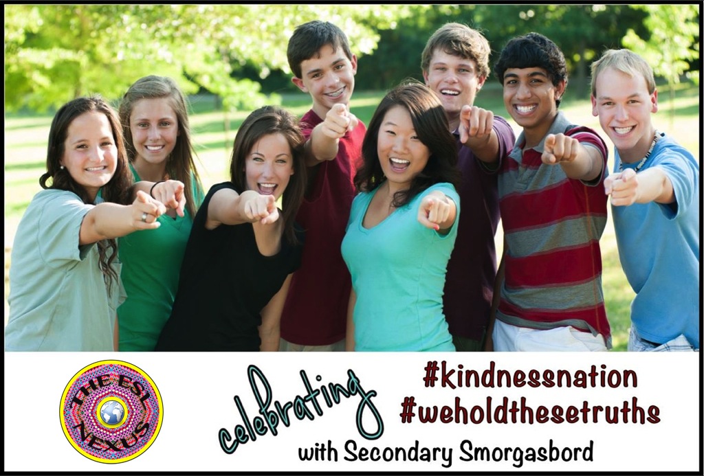 Secondary Smorgasbord Blog Hop for #KindnessNation & #WeHoldTheseTruths Resources | The ESL Connection