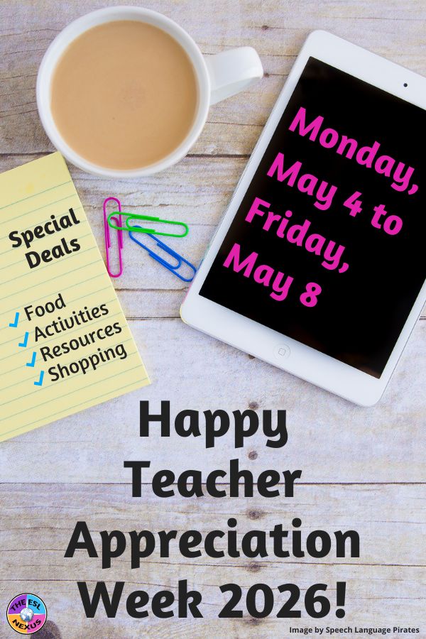 Announcement that Teacher Appreciation Week 2026 is May 4th to May 8th